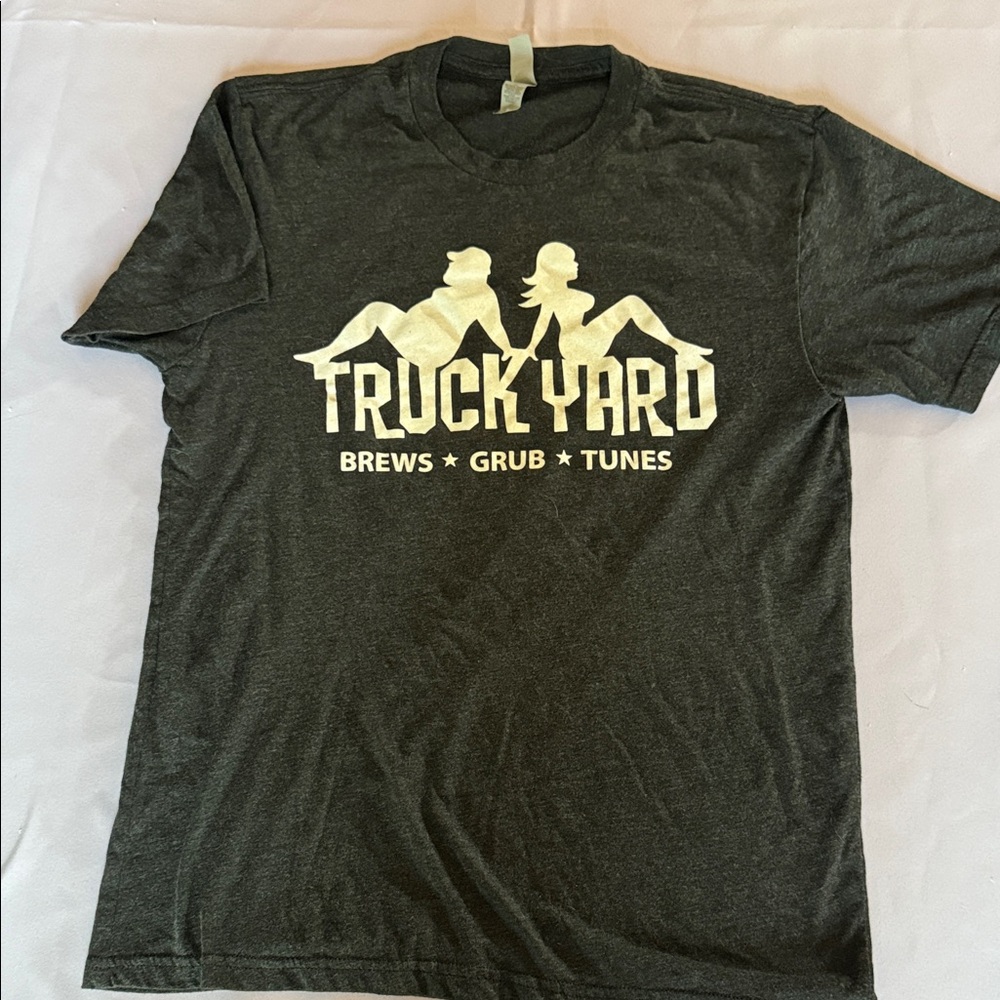 Next Level Apparel Charcoal Tee - Truck Yard Design